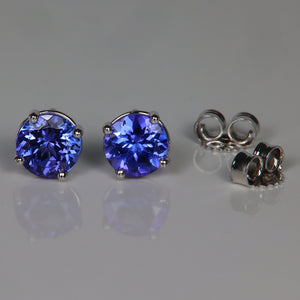 tanzanite gemstone earrings