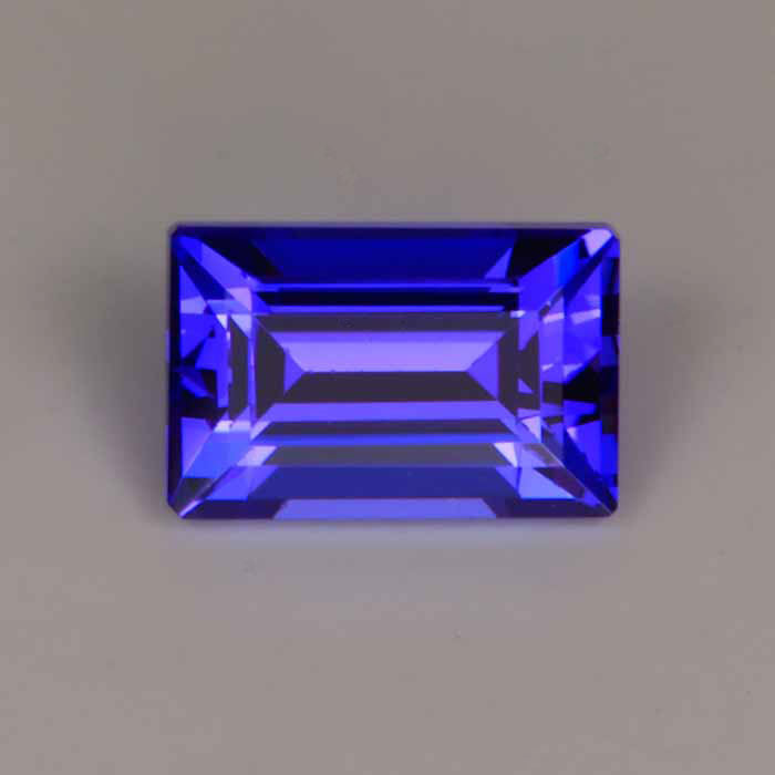 emerald cut tanzanite 