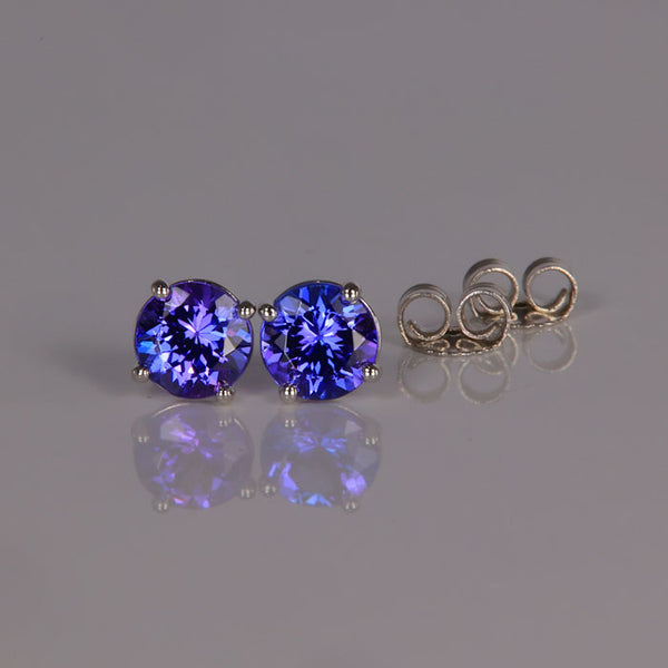 Tanzanite Earrings | Custom Diamond, Hoop & Studs - Tanzanite Jewelry ...