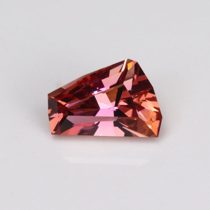orange pink fancy color tanzanite gemstone rare gem