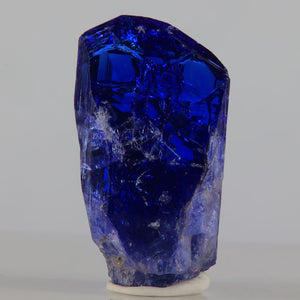 raw tanzanite crystal with deep color