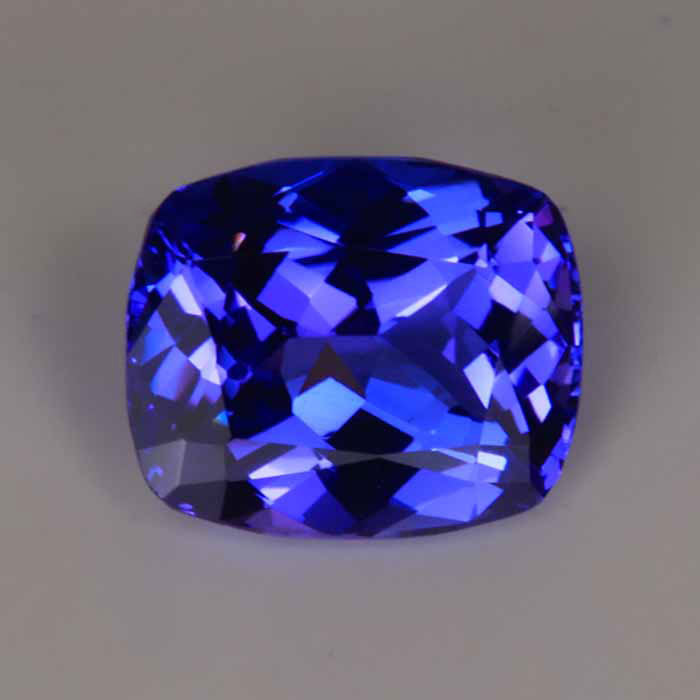 antique cushion cut tanzanite