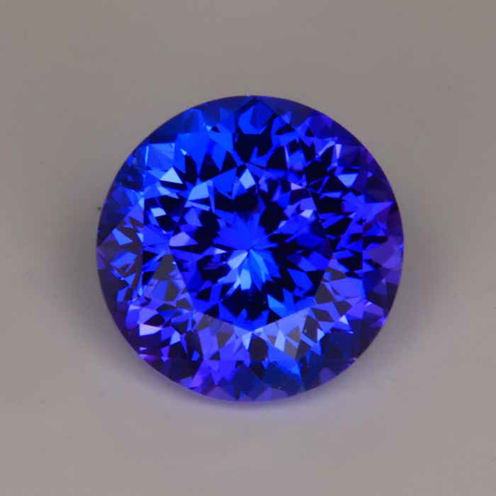 round brilliant cut tanzanite