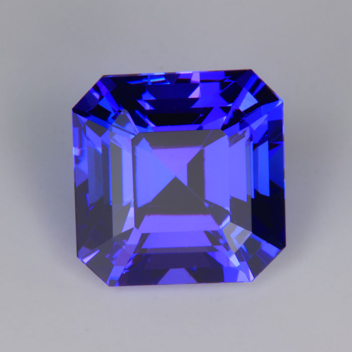 Gemstones - 1.00 ct faceted, deep-blue outlets TANZANITE gemstone from Tanzania (OTHER-Tanzanite-04)