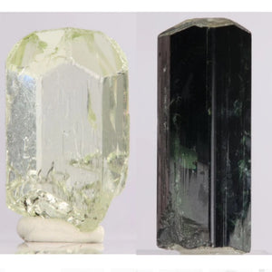 40.66ct Diopside Crystal & 517ct Hornblende Crystal