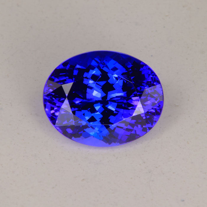 violet blue tanzanite rare gemstone