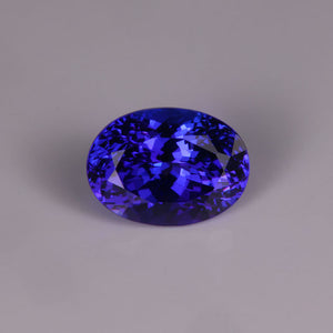 tanzanite gemstone blue violet oval cut rare gem