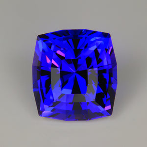 beautiful tanzanite gemstone antique cushion cut large