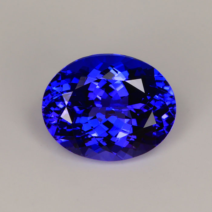 Oval Tanzanite Gemstone Blue Color Tanzania 