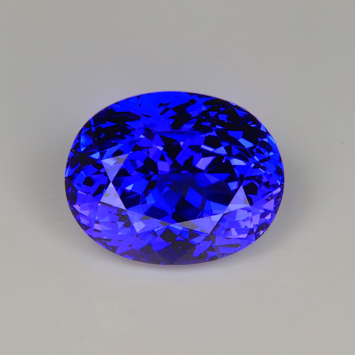 oval cut tanzanite gemstone 