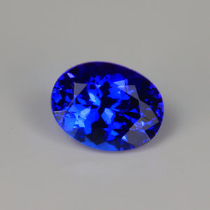 tanzanite gemstone blue oval cut