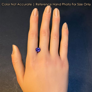 gemstone tanzanite hand reference