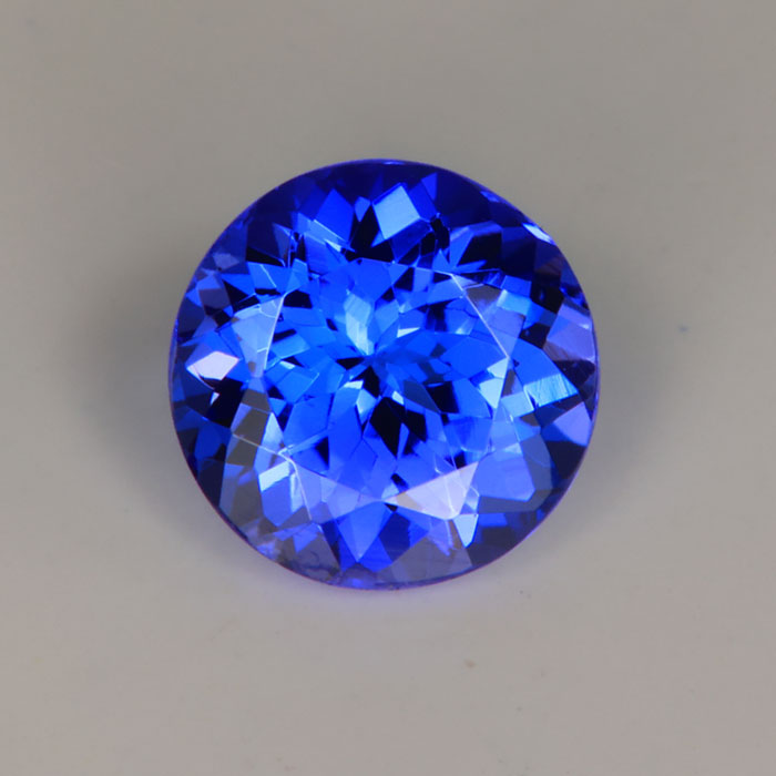 Round Brilliant Cut Tanzanite