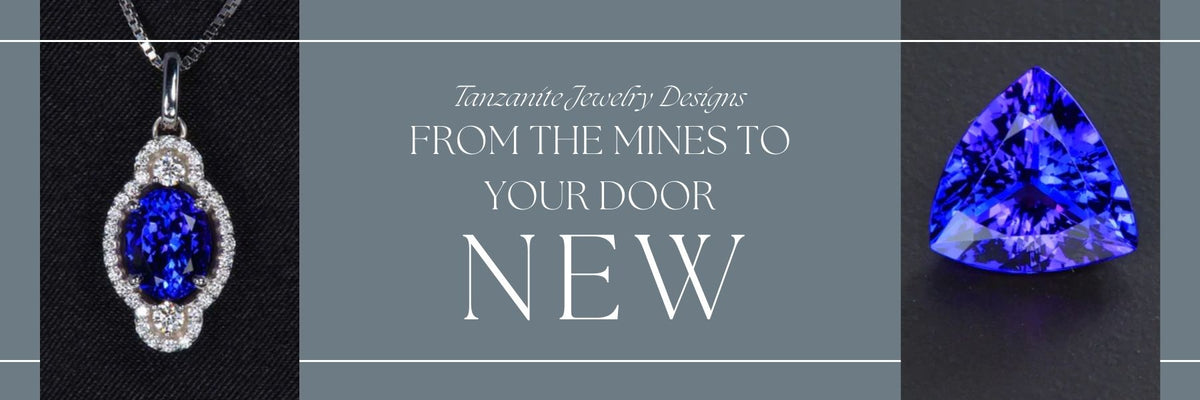 Tanzanite Jewelry - Authentic Tanzanite Rings, Pendants & Earrings