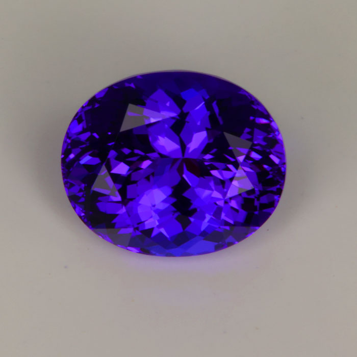 Top Quality Tanzanite Deep Blue Purple Color Oval Gemstone