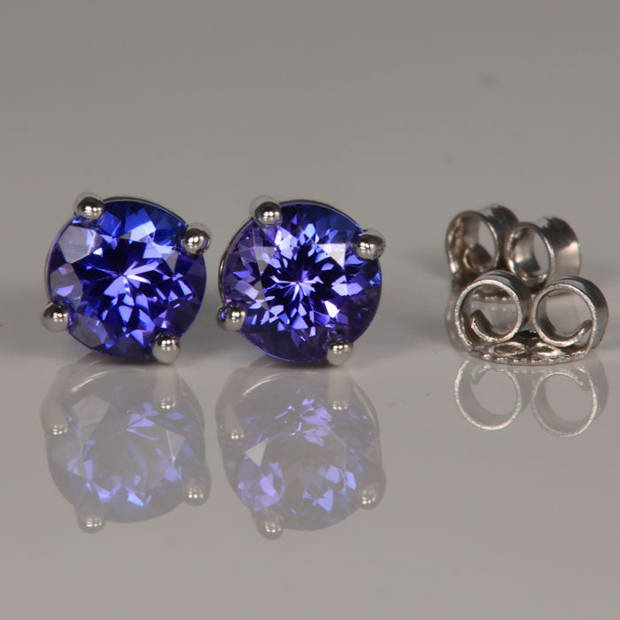 Tanzanite Earrings | Custom Diamond, Hoop & Studs - Tanzanite