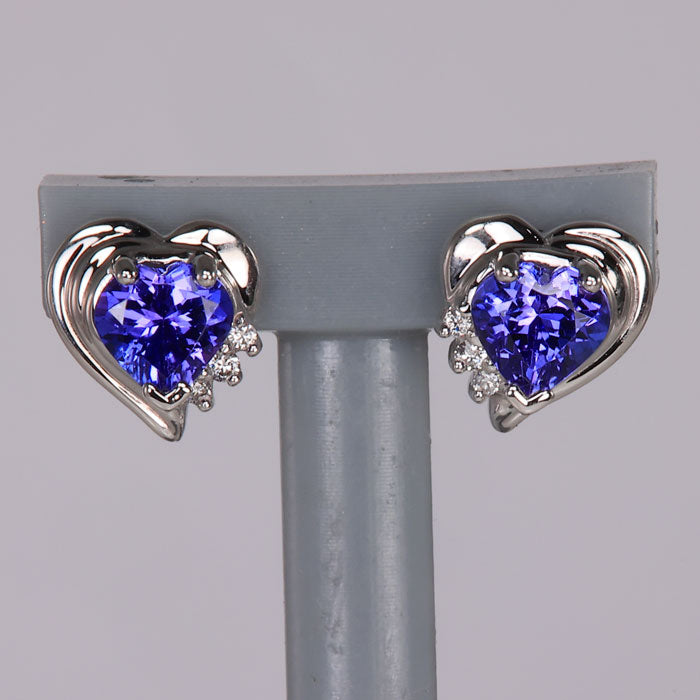 Tanzanite studs hot sale