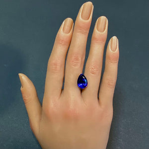 pear shape tanzanite