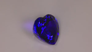 Heart Shape Brilliant Cut Tanzanite 16.21 Carats