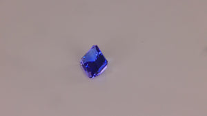 Emerald Cut Mostly Blue Tanzanite 1.19 Carats