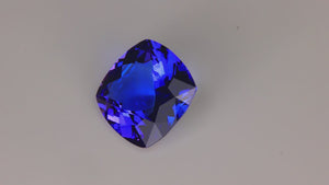 Square Cushion Tanzanite 6.83 Carats