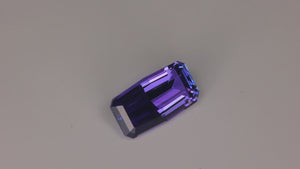 Split Emerald Cut Tanzanite 4.56 Carats