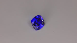 Square Cushion Cut Tanzanite 4.01 Carats