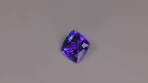 Square Cushion Cut Tanzanite 5.00 Carats