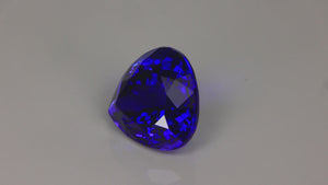 Violet Blue Shield/Heart Trilliant Tanzanite Gemstones 9.33cts