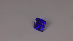 Square Cushion Cut Tanzanite 4.62 Carats