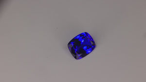 Antique Cushion Cut *Remarkably Beautiful Color* Tanzanite 3.90 Carats