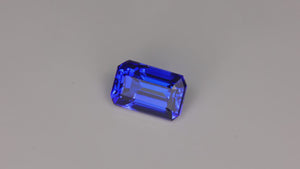 Emerald Cut *Mostly Blue* Tanzanite 3.84 Carats