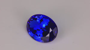 Sapphire Blue Color Tanzanite Gemstone 8.27 Carats (Mostly Blue)