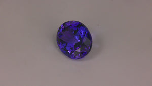 Blue Violet Oval Tanzanite Gemstone 6.07cts