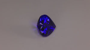 Tanzanite Heart Shape 10.42 Carats with Strong Color Change