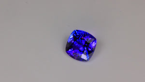 Square Cushion Cut Tanzanite 3.14 Carats