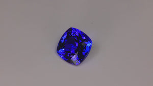 Square Cushion Cut Tanzanite 6.50 Carats