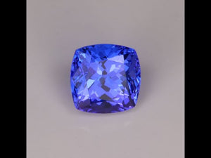 Square Cushion Cut Tanzanite 2.83 Carats