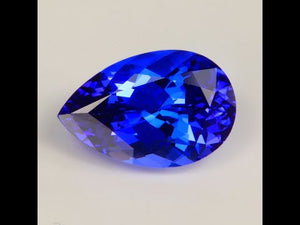 On hold Jackie. Pear Shape Brilliant Tanzanite 6.91 Carats