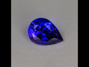 Pear Shape Brilliant Cut Tanzanite 4.33 Carats