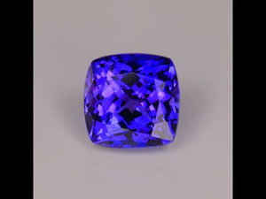 Square Cushion Cut Tanzanite 3.77 Carats