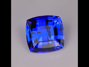 ON HOLD FOR GERALD Square Step Cushion Cut Tanzanite 4.78 Carats