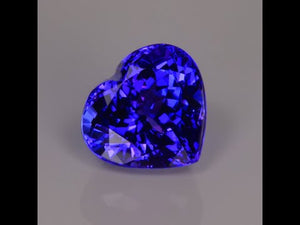 Heart Shape Brilliant Cut Tanzanite 5.30 Carats