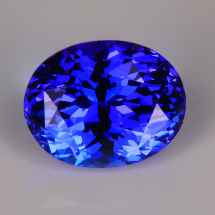 oval cut tanzanite gemstone