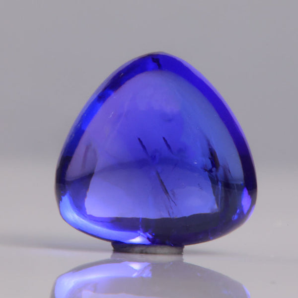 15.4 Cts Blue Tanzanite Cabochon 11X19.3 mm Oval Natural Tanzanite Cabs 2024 Loose Gemstone AAA+ Blue Tanzanite Cabochon handmade jewelry 6770