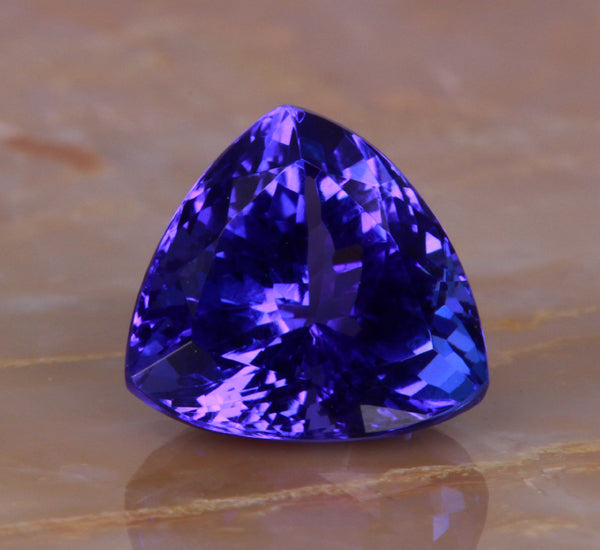 Tanzanite 2.92 Carat Blue Violet Exceptional Color