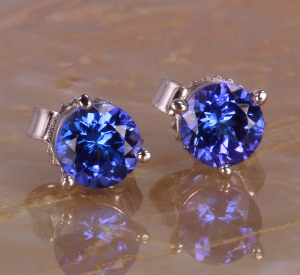 Tanzanite Earrings .75 Carat