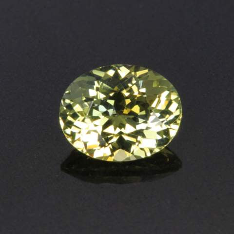 Yellow Oval Zoisite (Tanzanite) Gemstone 1.64 Carats