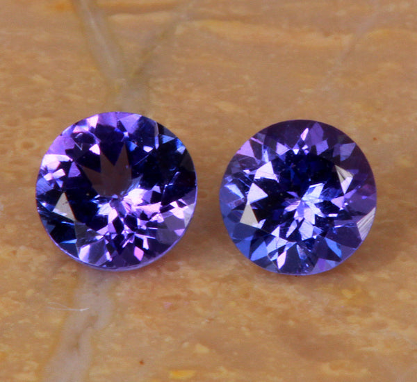 Tanzanite Pair .75 Carat