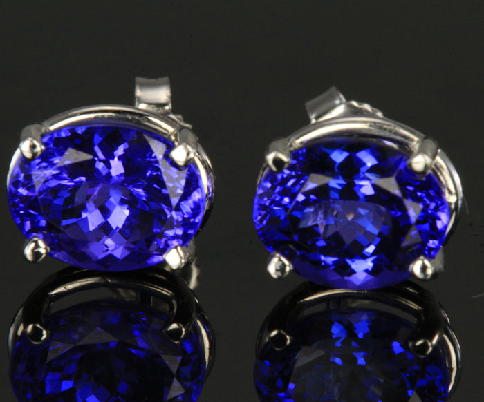 Tanzanite Earrings 5.64 Carats